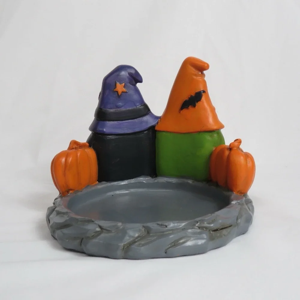 Yankee Candle Halloween  Gnomes Resin Jar‎ Candle Holder
